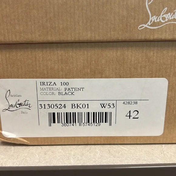 Christian Louboutin Iriza Open-Side Red Sole Pump. Women’s 12. Never worn. - Picture 9 of 9